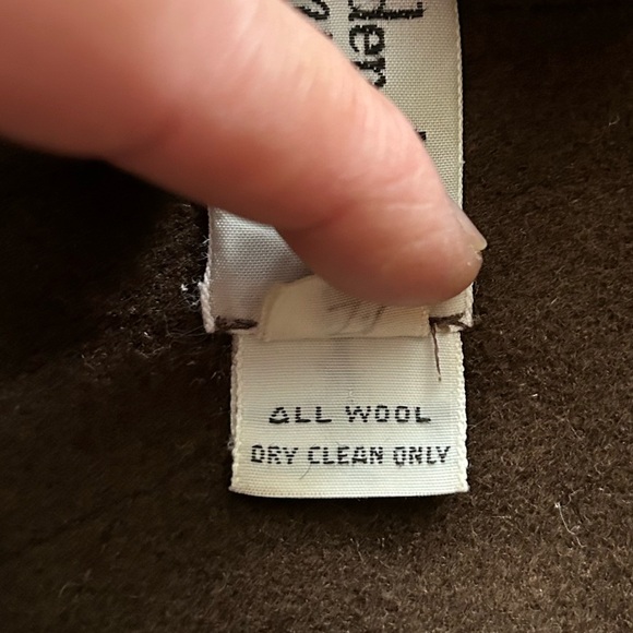 Koos Van Den Akker Vintage Patchwork Coat Wool Sz 10 Brown Floral Boho 70’s - Picture 16 of 16